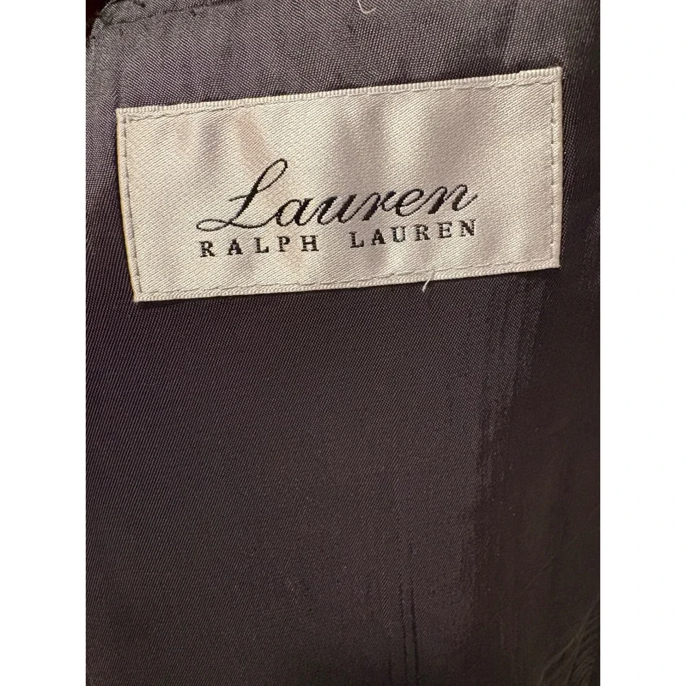 Lauren‎ Ralph Lauren Mens 44R Black 100% Wool 2 Button Blazer Sport Coat Jacket